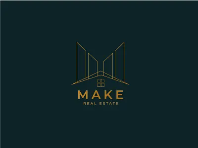 Modern and Flat logo for real estate company brand design brand identity branding graphic art graphic design graphics design icon illustration logo typography