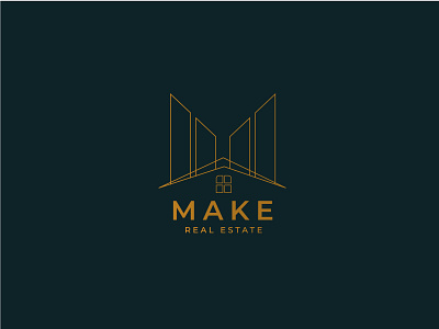 Modern and Flat logo for real estate company brand design brand identity branding graphic art graphic design graphics design icon illustration logo typography