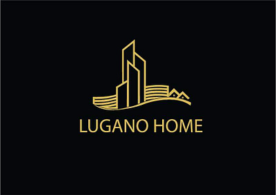 Lugano Home design graphics design illustration illustrator iluastration logo logo design