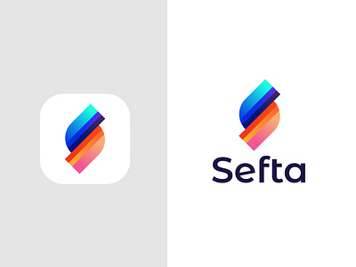 Modern S logo | Sefta app | d letter abstract app brand identity branding agency colorful logo creative logo flat logo identity designer illustration letter logo logo logo designer logotype minimal logo modern logo s s letter s logo s mark symbol