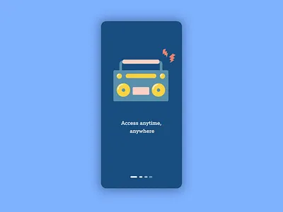A1 Mobile - Explore the world of music a1 animation illustration mobile app onboarding telecom uxui