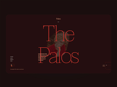 ThePalos - Fashion stylist & Art studio agency art artwork creative fashion interface landing page minimal model portfolio studio style stylish typography ui ui design ux ux design web design