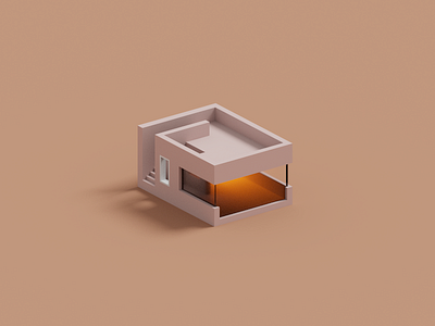 Voxel House Practice fun house magicavoxel minimal voxel