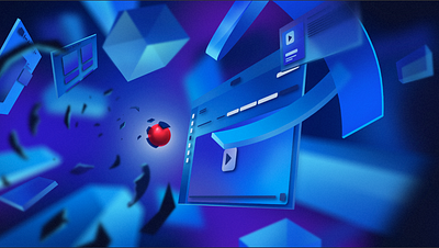 Hubper 2d app art ball branding cartoon character design designer graphic illustration interface space texture ux vector