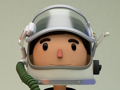 Space Boy 3d c4d maya