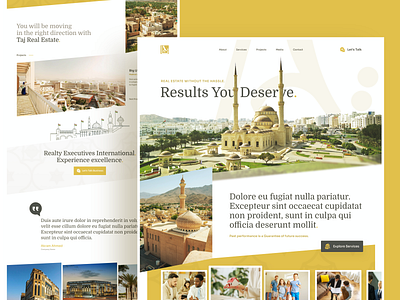Real Estate - Website Design design real estate real estate agency real estate agent real estate branding real estate logo realestate ui ui design ui design challenge ui designs uidesign web web design webdesign website website design