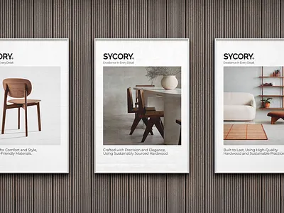 Posters sample branding furniture poster wood