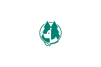 Outdoor Dog logo animal branding cute logo dog dog logo illustration logo outdoor outdoor logo pet