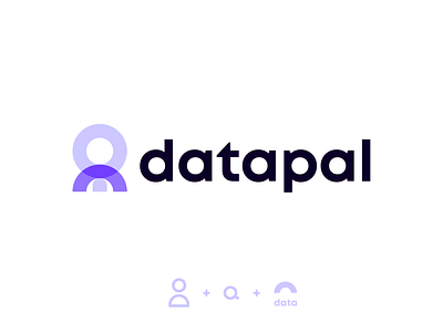 Datapal logo concept abstract b2b brand branding colorful creative creativelogo data design icon info logo logofolio logotype mark search software symbol tech technology