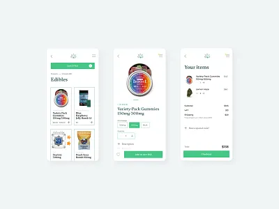 The High Keys Redesign canada cannabis e commerce ecommerce mobile app mobile ui online store shop shopify uidesign userinterface ux ux design