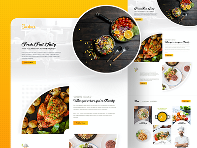 Darbar restaurant - Website design design food food and drink food app foodie restaurant restaurant app restaurant branding restaurant logo restaurants ui ui design ui ux ui ux web uidesign web web design webdesign website website design