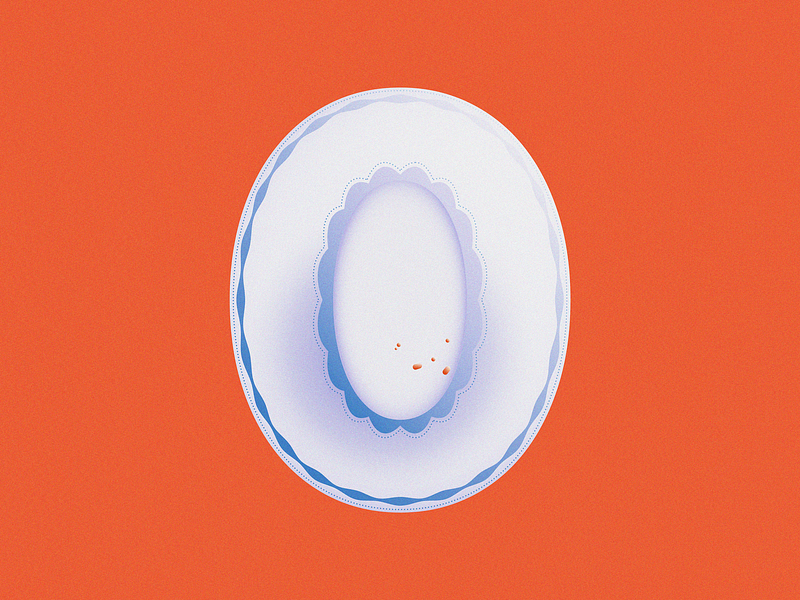 0 • 36 Days of Type 2d 36 days of type 36daysoftype 36daysoftype08 alphabet crumbs design fine china flat food gradient illustration lettering minimal number 0 plate plates typography vector zero