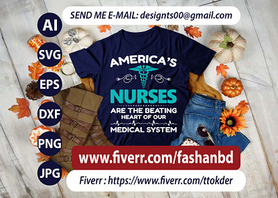 AWESOME NURSE Adventure TYPOGRAPHY T-SHIRT DESIGNS