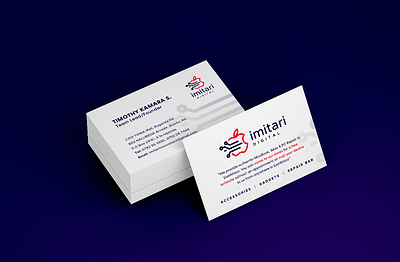 Imitari Business Card branding businesscard design graphic design identity imitari imitari