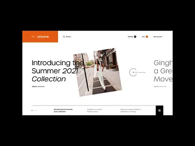 Urbane™ UI Commerce brand design fashion fashion brand fashion store inspiration interaction interaction design shop store store ui store web design ui ui design ux ux design web web design