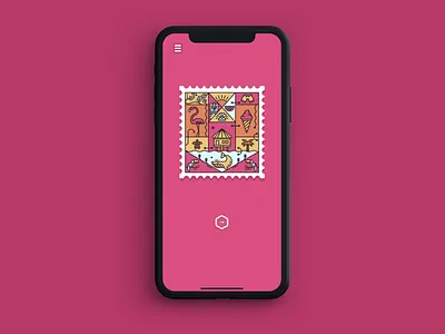 Memory Stamps - now available for pre-order! android animation app app store flamingo game game art game asset game design google play illustration ios memory puzzle stamp stamps tropical ui