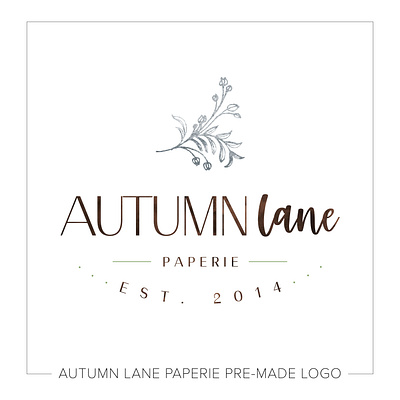 Botanical Silver Branch Vintage Logo botanical logo brand brand design brand identity branding business branding design flower logo illustration logo logo design logodesign logos minimalist logo modern logo vintage logo