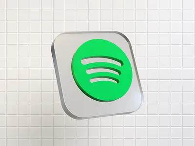 Spotify Icon 3d 3d animation 3d art 3d modeling 3dicon 3dlogo art c4d cinema4d colorful icon icon set logo octanerender render spotify