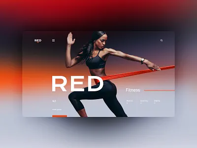 RED design landingpage ui uidesign ux uxdesign website