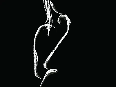 Girl Silhouette actress design digital illustration digital painting illustration minimal pen pencil sketch vector