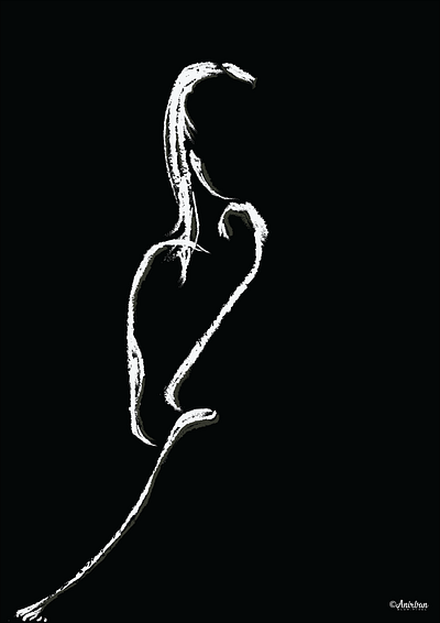 Girl Silhouette actress design digital illustration digital painting illustration minimal pen pencil sketch vector