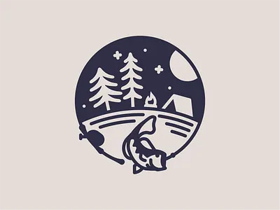 Night Fishing bass bass fishing camping fish fishing lake night fishing