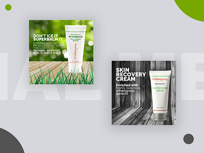 Social Media Post - Dr Wheatgrass branding design graphic design social media banner social media post typography