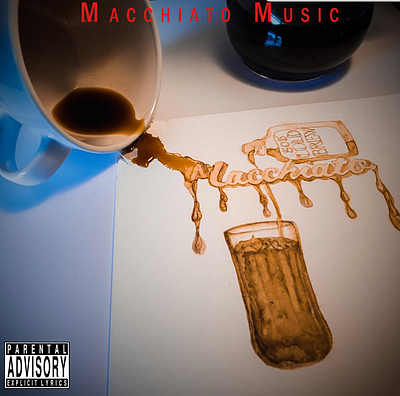 Macchiato Music Album Cover album art cullinary graphic design paint photography