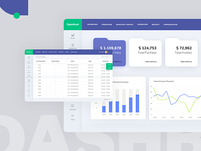 Dashboard Ui - OptoMeat dashboard ui graphic design ui ux website