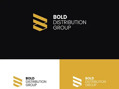 Bold Distribution Group classic construction emblem gold icon idea logo logo design luxury vector vintage