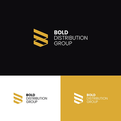 Bold Distribution Group classic construction emblem gold icon idea logo logo design luxury vector vintage