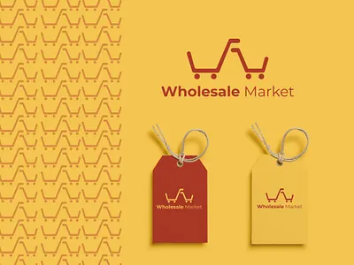 Wholesale Market E-commerce Logo Design branding branding design corporate design design ecommerce eshop illustration logo logo design minimal minimal design typography vector