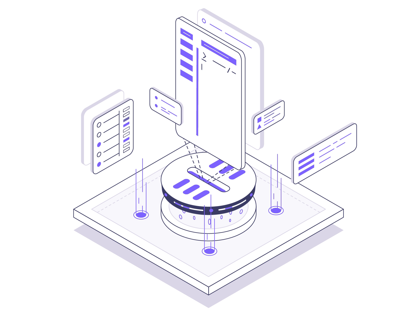 Example of API and CLI animation