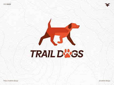 Trail Dogs Logo animal brand identity brand identity design brand identity designer branding branding design design dog logo logodesign paw puppy walking