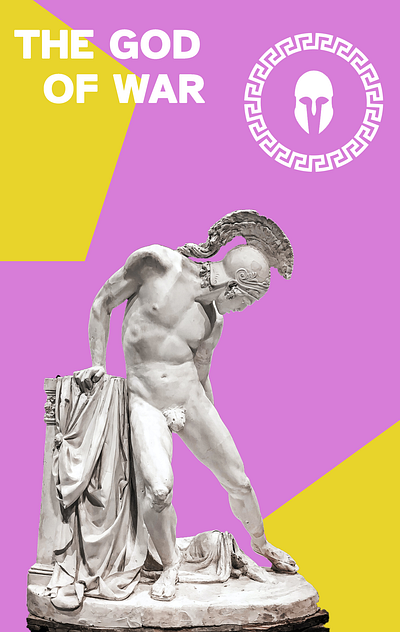 Ares graphic design greek mythology