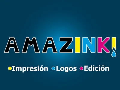 Amazink Logo design logo vector