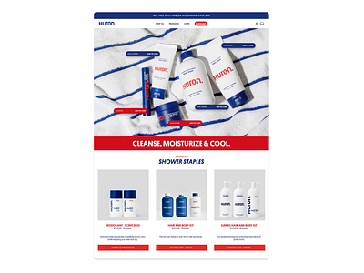 Huron. → E-commerce Redesign ⚡️ branding design ecommerce figma graphic design illustration logo ui ux vector