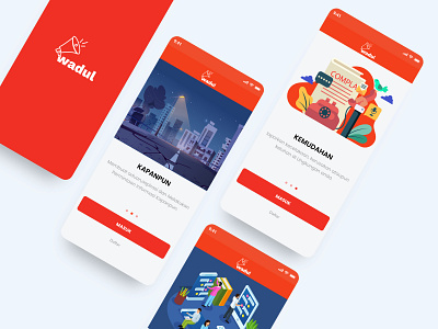 Waduls apps app apps branding design minimal mobile apps typography ui uiux ux