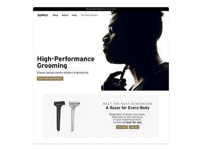 Supply → E-commerce Redesign ⚡️ branding design ecommerce figma graphic design illustration logo ui ux vector