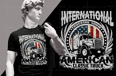 american truck t- shirt design/FREE MOCKUP apparel design fashion design flatbed trucker shirts funny trucker shirts old trucker shirts t shirt t shirt design t shirt designer truck driver t shirts truck t shirts trucker shirts amazon truckers merchandise typography art