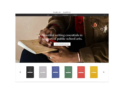 Public Supply → E-commerce Redesign ⚡️ branding design ecommerce figma graphic design illustration logo ui ux vector