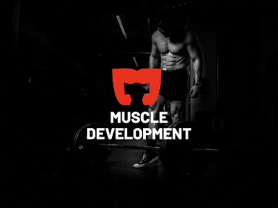 MUSCLE DEVELOPMENT | Brand Identity branding design logo minimal muscle