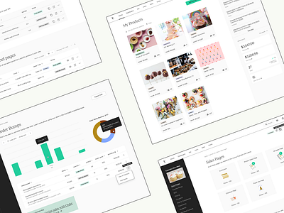 Teachable Rebrand Exploratory Design chart data visualization design graph sales funnel ui