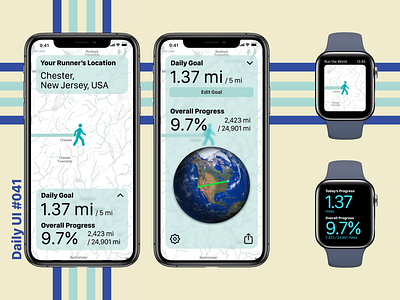 Daily UI #041 apple watch daily 100 challenge daily ui daily ui 041 dailyui dailyui041 dailyuichallenge design ui workout workout app