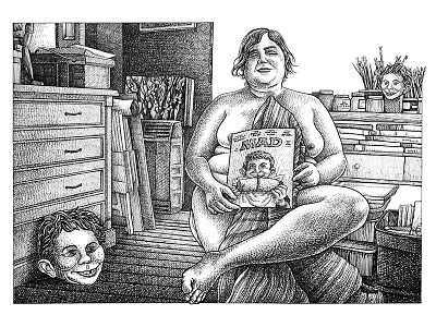Rosana Santoro blanckandwhite character art characterdesign comicart draw emiliano raspante illustration illustration art ink wash pen art