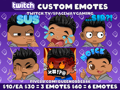 Dribbble Portfolio Emotes SPACEWAYGAMING custom emotes twitch emotes emotes for twitch streamer twitch twitch emotes artist twitch.tv twitchemote youtube youtube emotes