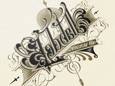 Lobdell Design Co. - Vector donzorrito font lettering logo logotype typography vector