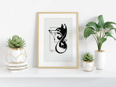 Foxy adobe photoshop fox foxy illustration minimalistic