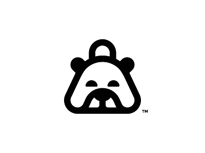 BearBag concept animal bag bear brand concept dark design graphic design icon illustration logo logomark minimal minimalism monogram monoline simple symbol ui ux