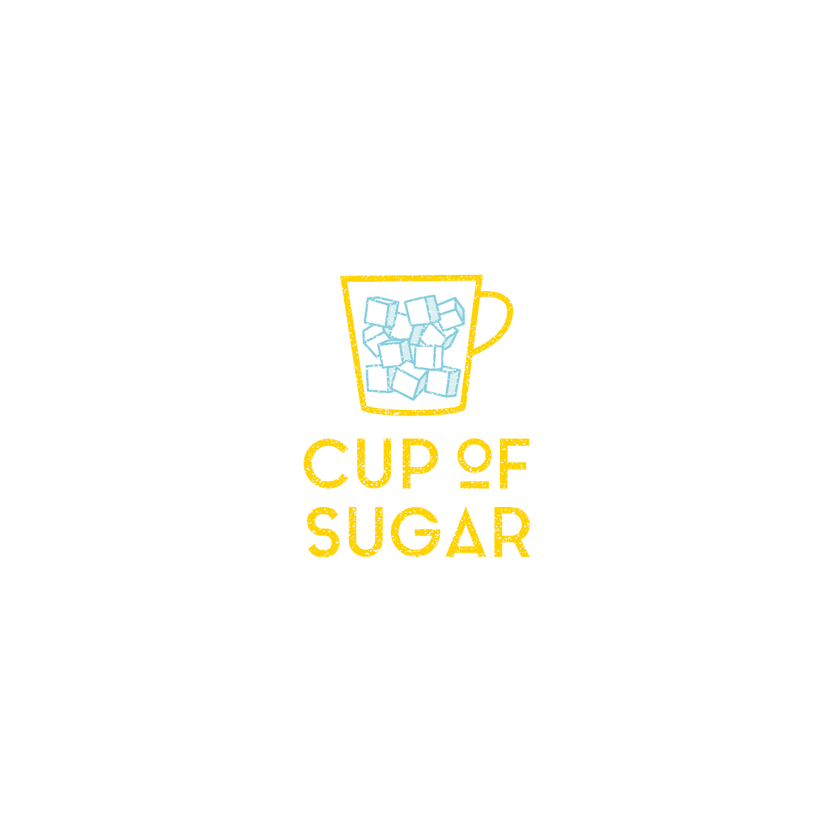 Cup of Sugar graphic design logo